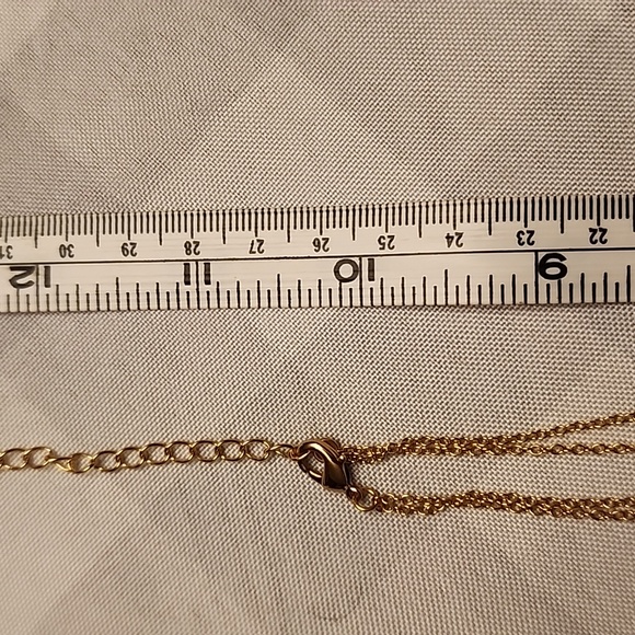 NWT Fosterie Double Chain Duo Necklace Gift Trendy - Picture 6 of 7
